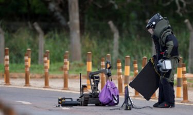 An explosive device was found in Brasilia