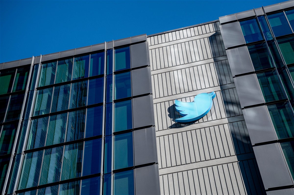 <i>David Paul Morris/Bloomberg/Getty Images</i><br/>Twitter headquarters in San Francisco is pictured here on November 29.