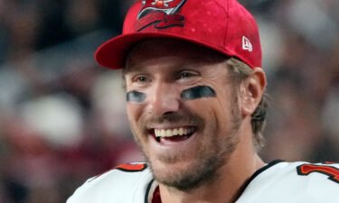 Tampa Bay Buccaneers quarterback Blaine Gabbert used jet skis to help rescue the occupants of a helicopter after it crash landed in the water on Thursday