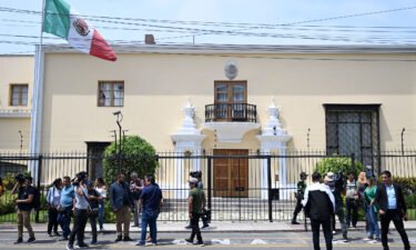 Pedro Castillo's family is already at the Mexican embassy in Peru's capital Lima