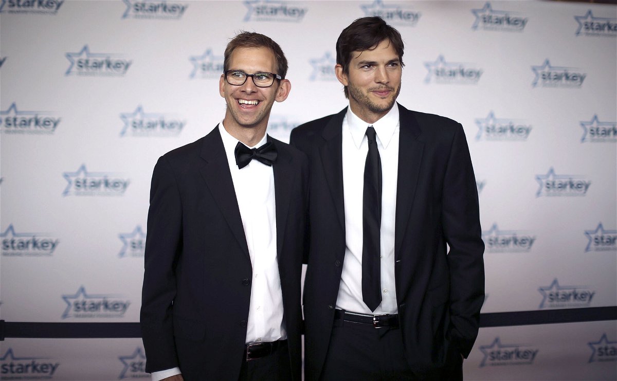 <i>Jeff Wheeler/AP</i><br/>Twin brothers Michael and Ashton Kutcher pictured in 2013