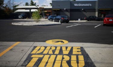 McDonald's unveils a new drive-thru concept. A 'Drive-Thru' lane at a McDonald's fast food restaurant in Louisville