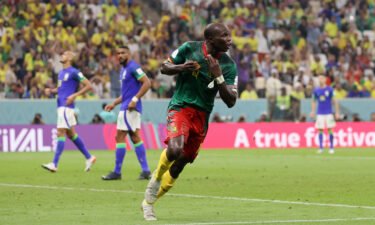 Vincent Aboubakar gave his nation hope with a late goal against Brazil.