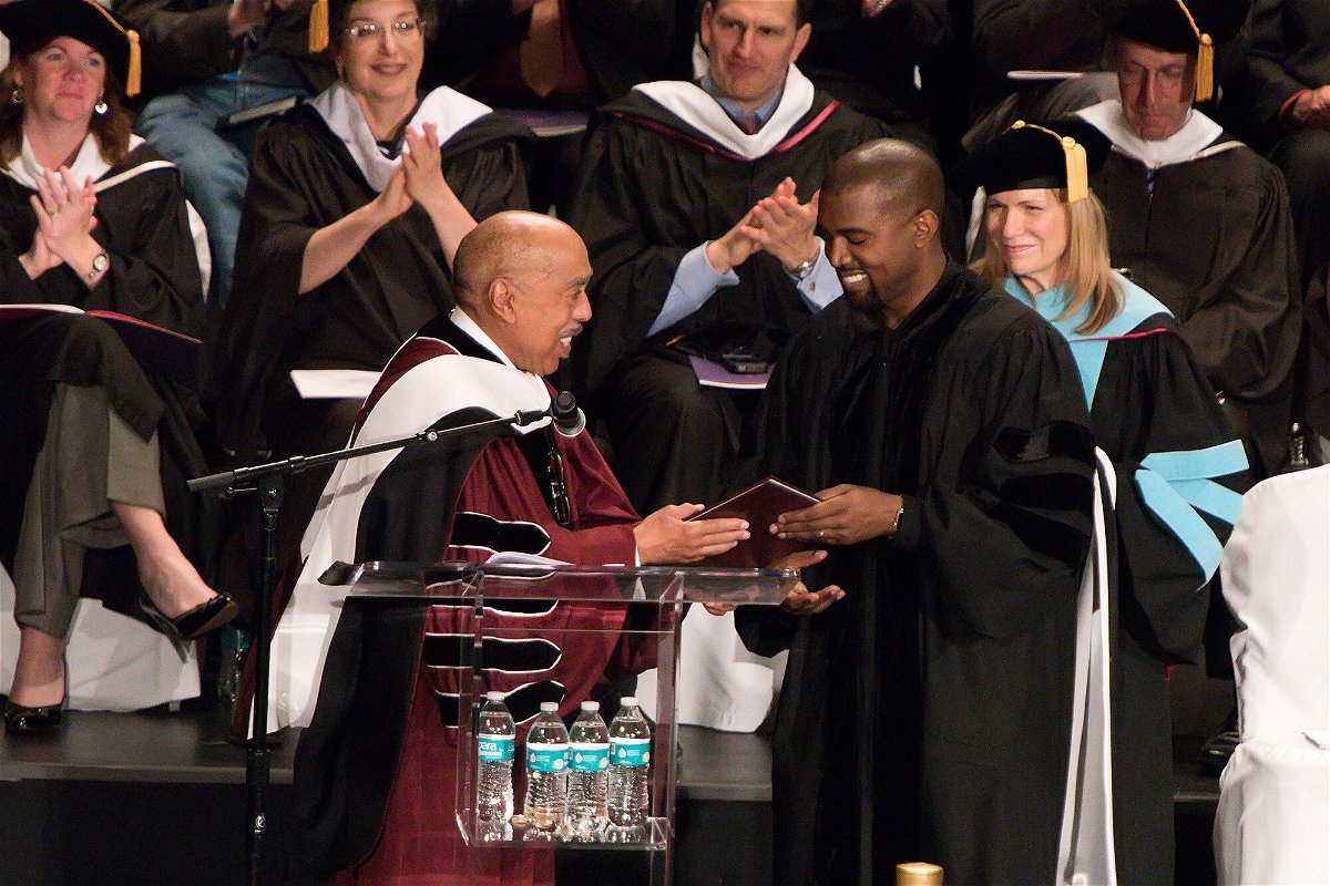 <i>Daniel Boczarski/WireImage/Getty Images</i><br/>Kanye West was awarded an honorary doctorate by the School of the Art Institute of Chicago in May 2015 for his contribution to art and culture. The school revoked his degree on Thursday