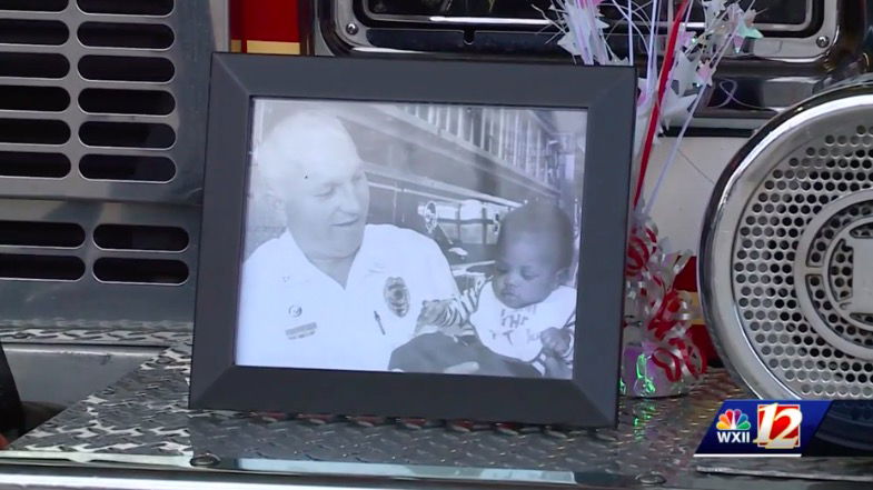 <i>WXII</i><br/>One woman who was born at a Winston-Salem fire station met with her heroes who helped deliver her when she was born. The 22-year-old
