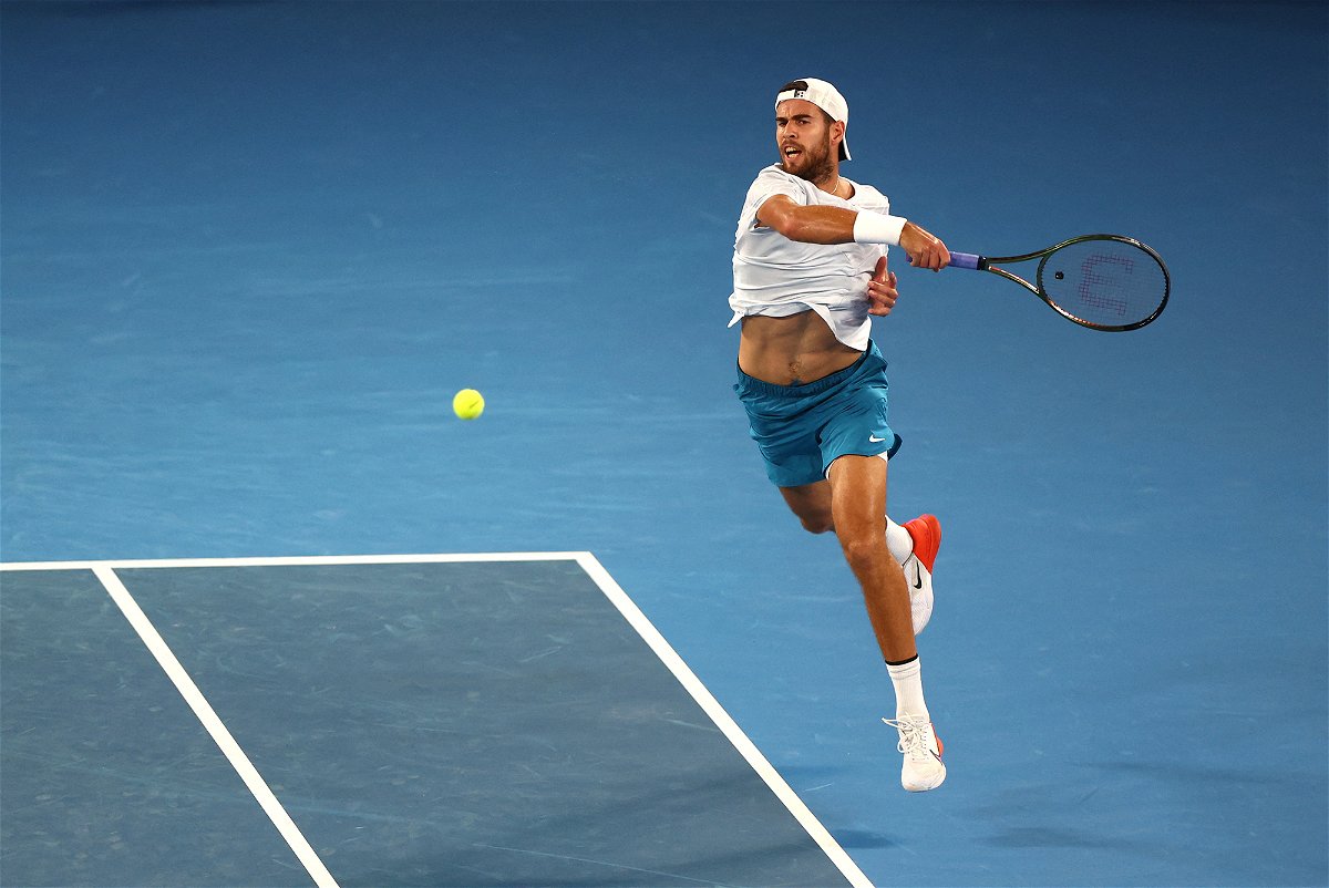 <i>Hannah Mckay/Reuters</i><br/>Azerbaijan's tennis federation has called for Karen Khachanov to be sanctioned after the Russian player expressed support for the Armenian-majority population living in the disputed Nagorno-Karabakh region at the Australian Open.