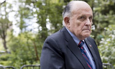 Rudolph W. Giuliani appears at a news conference in New York in June 2022. Special counsel Jack Smith's team has subpoenaed Giuliani.