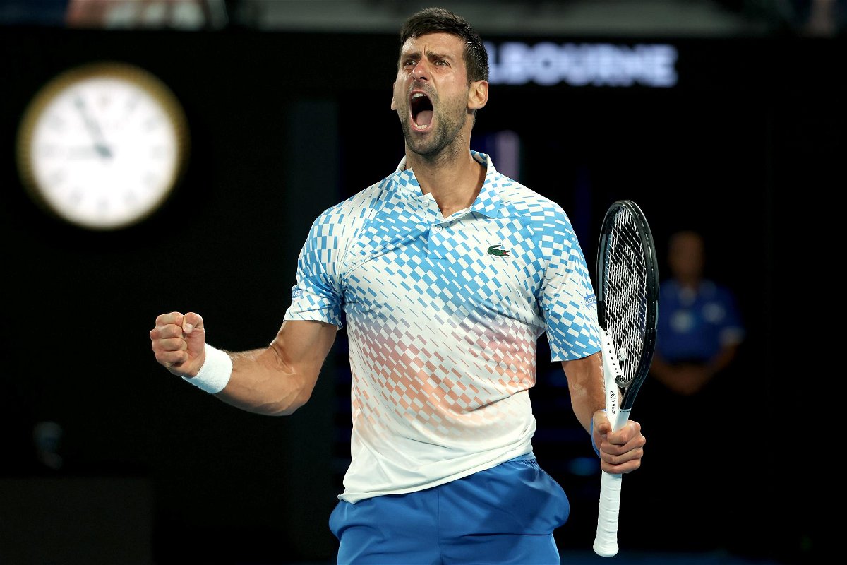 <i>Mark Kolbe/Getty Images AsiaPac/Getty Images</i><br/>Novak Djokovic cruised past Andrey Rublev to reach the Australian Open semifinals.