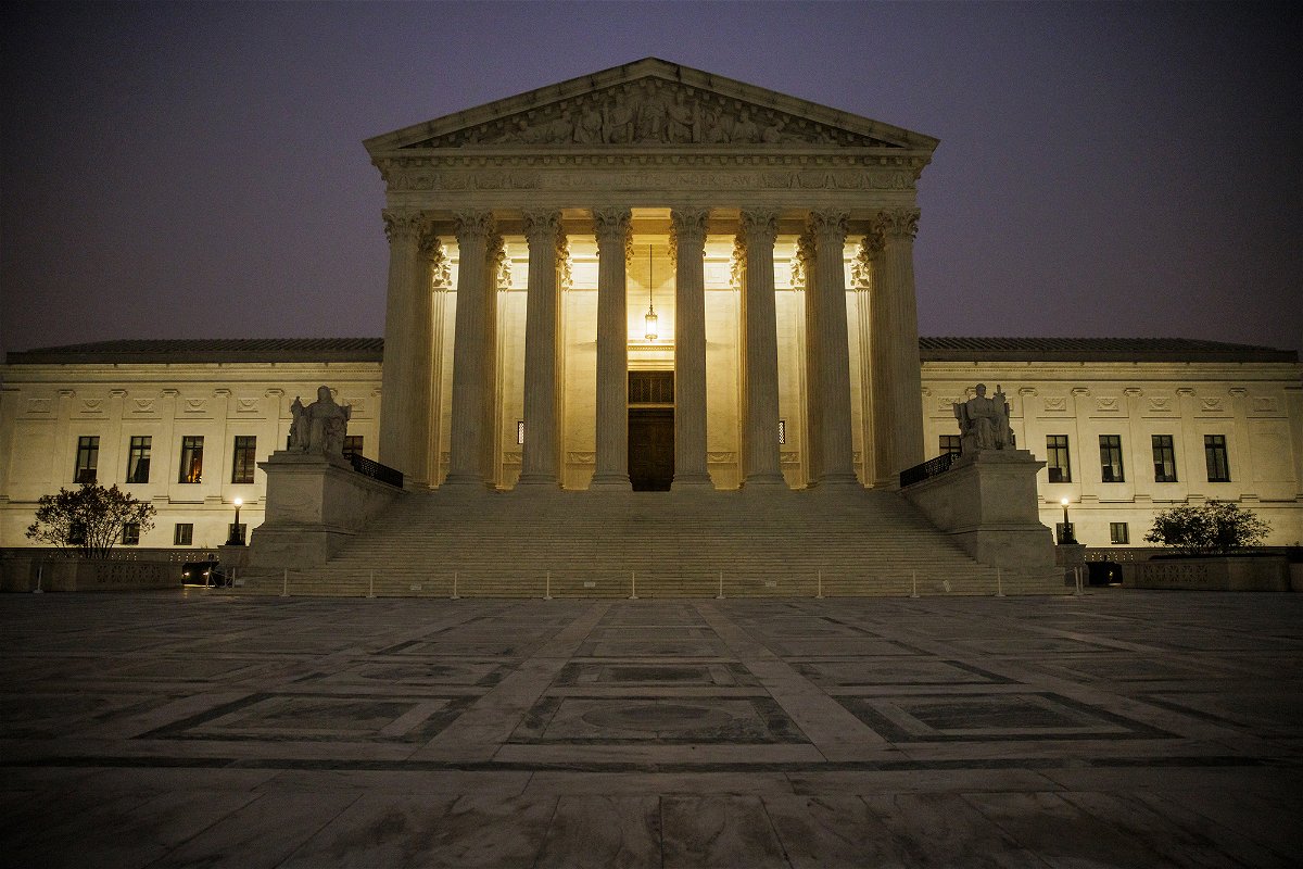 <i>Samuel Corum/Getty Images</i><br/>The Supreme Court declined Monday to hear another longshot 2020 election fraud challenge.