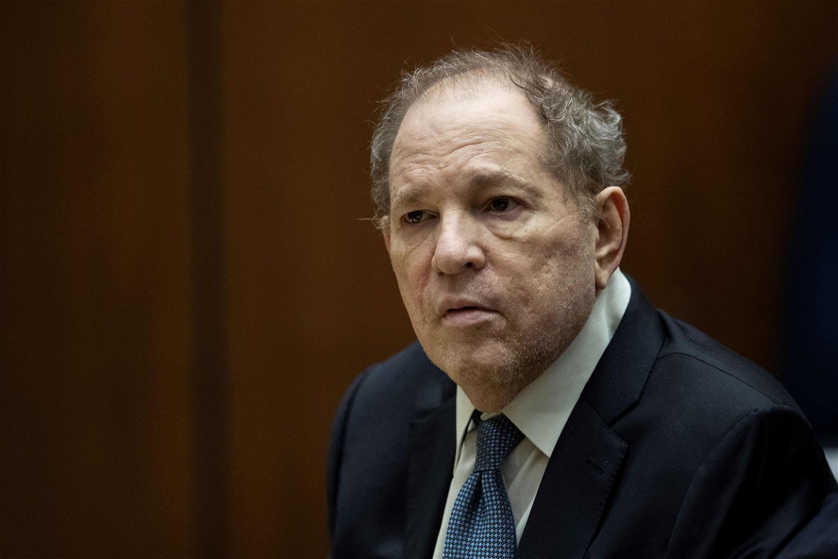 <i>Etienne Laurent/Pool/AFP/Getty Images</i><br/>Former film producer Harvey Weinstein appears in court at the Clara Shortridge Foltz Criminal Justice Center in Los Angeles in October of 2022.