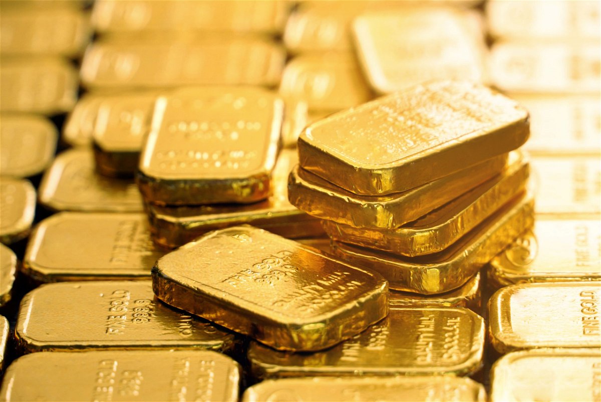 <i>Athitat Shinagowin /EyeEm/EyeEm/Getty Images</i><br/>Gold is surging as investors bet on slower Fed rate hikes.