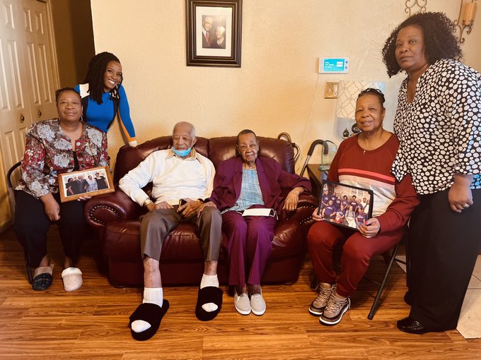 <i>@MegMRivers/WBAL</i><br/>Willie Chambers is 99 and his sassy bride is 98 years young. They have been married for 80 years.