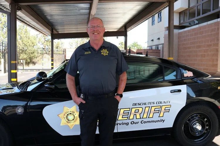 Former Deschutes County sheriff's Deputy Ron Brown, shown in a 2020 DCSO Facebook posting