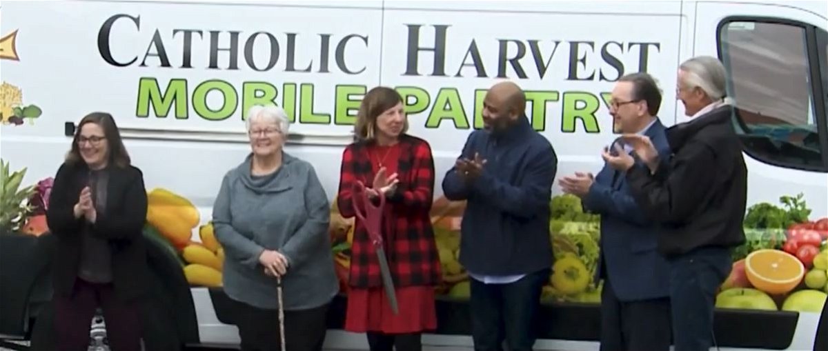 <i></i><br/>Catholic Harvest Food Pantry is ready to hit the road with its new refrigerated van