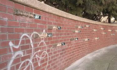 The Portland Police Association says their memorial to fallen police officers in Tom McCall Waterfront Park was vandalized.