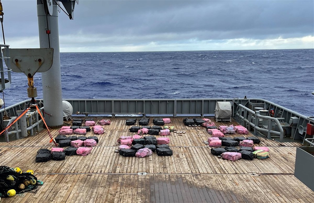 <i>New Zealand Police</i><br/>It took six days to ship the drugs back to New Zealand where they will be destroyed.