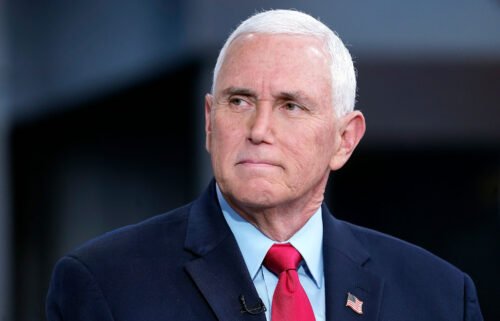Former Vice President Mike Pence visits Fox News Channel studios on November 16