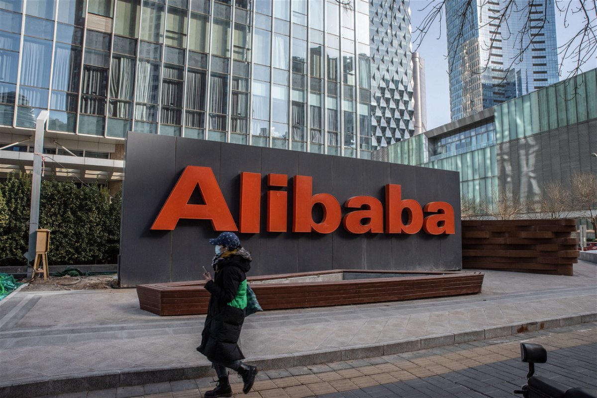 <i>Bloomberg/Getty Images</i><br/>Signage at the Alibaba Group Holding Ltd. offices is pictured here in Beijing