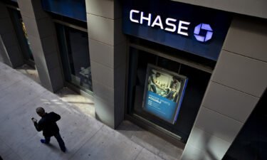 JPMorgan Chase restricts use of ChatGPT among its employees. Pictured is a JPMorgan Chase bank branch in Chicago in 2019.