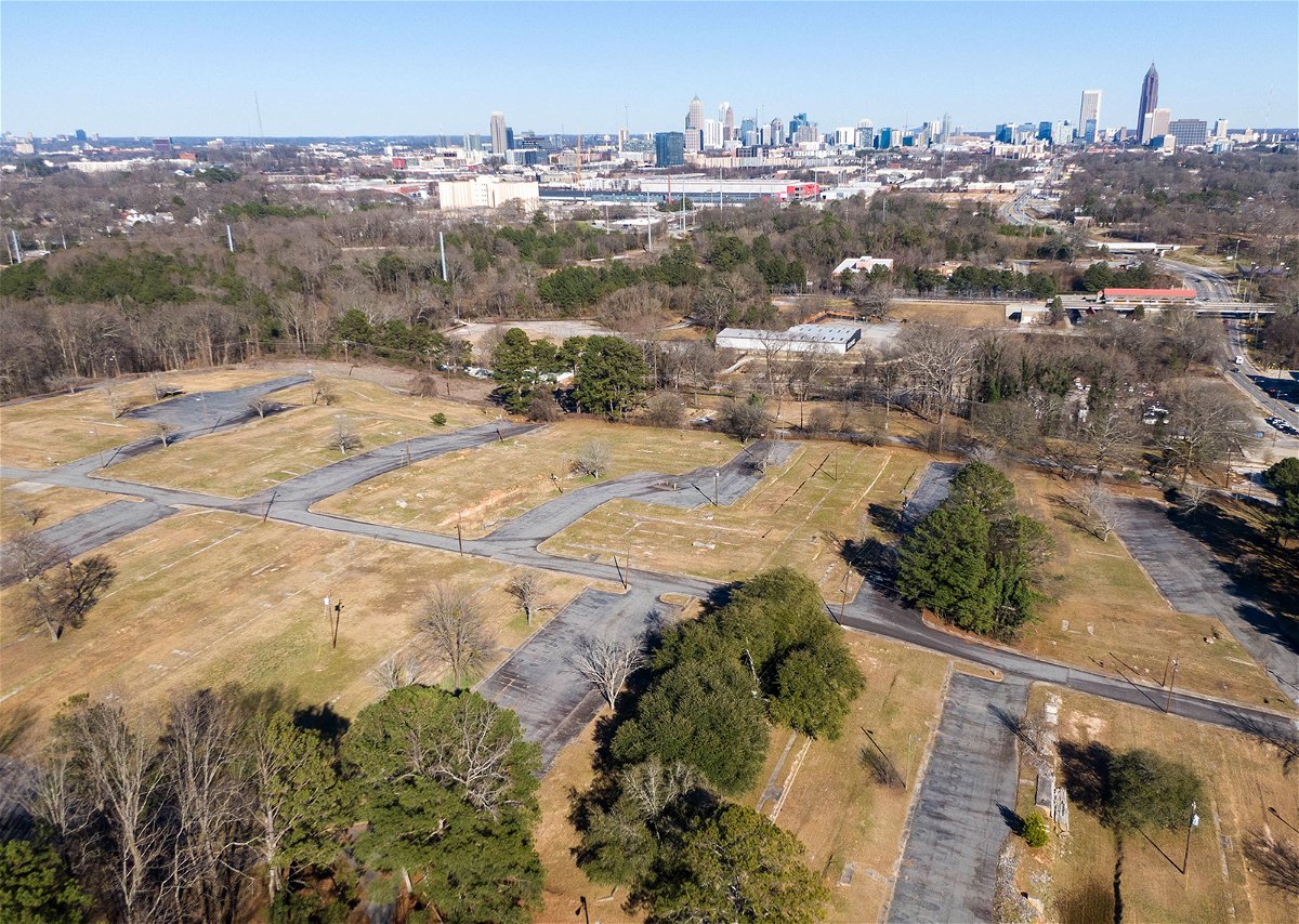 <i>Hyosub Shin/The Atlanta Journal-Constitution/ZUMA Press Wire</i><br/>Aerial photography shows Atlanta's Westside area that surrounds the stalled Quarry Yards development in Atlanta's Westside on February 23