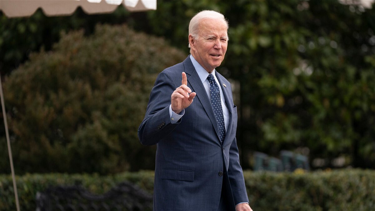 <i>Evan Vucci/AP</i><br/>President Joe Biden walks to board Marine One on the South Lawn of the White House on February 16 in Washington.