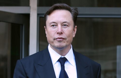 Tesla CEO Elon Musk leaves the Phillip Burton Federal Building on January 24 in San Francisco