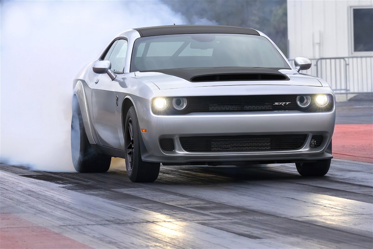 <i>Stellantis</i><br/>Dodge Challenger SRT Demon 170 can run a quarter mile in about 8.9 seconds.
