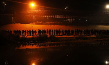 Migrants are seen here traveling in a caravan of more than a thousand people from countries such as Nicaragua