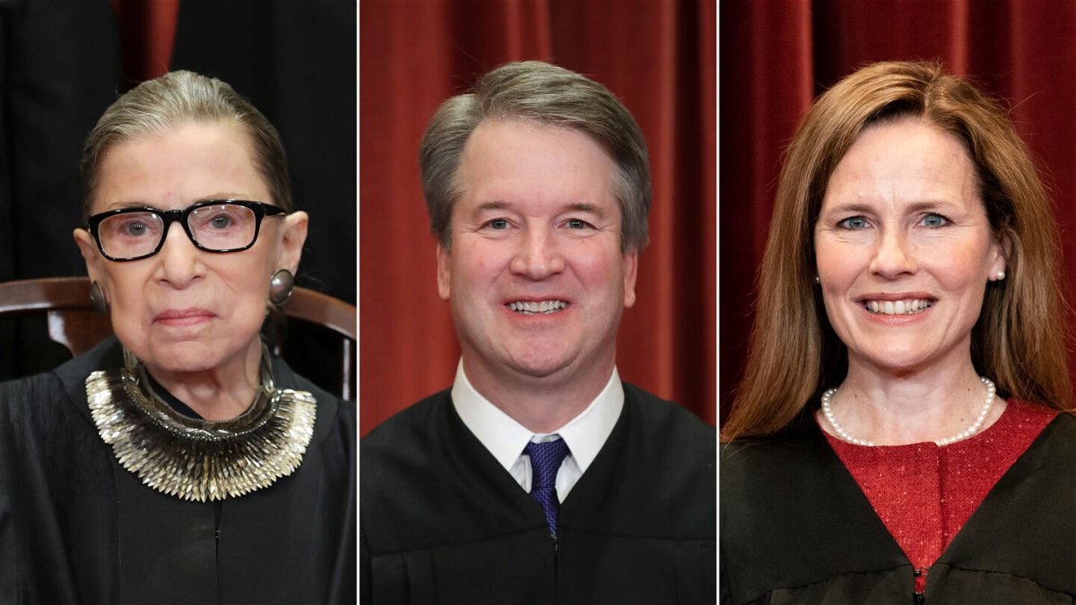 <i>Getty Images</i><br/>Ruth Bader Ginsburg's death and Brett Kavanaugh's maneuvering shaped the Supreme Court's reversal of Roe v. Wade and abortion rights