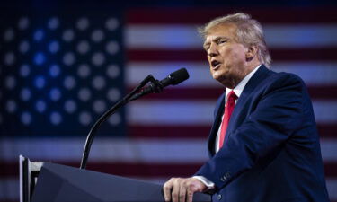 Former US President Donald Trump speaks during the Conservative Political Action Conference (CPAC) in National Harbor