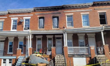Firefighters rescued five critically injured people from a pre-dawn fire in Baltimore on March 18. Three of the victims were children