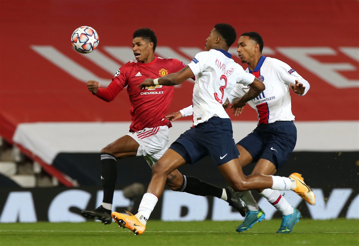 <i>Matthew Peters/Manchester United/Getty Images</i><br/>Manchester United and Paris Saint-Germain faced each other in the 2020/21 Champions League.