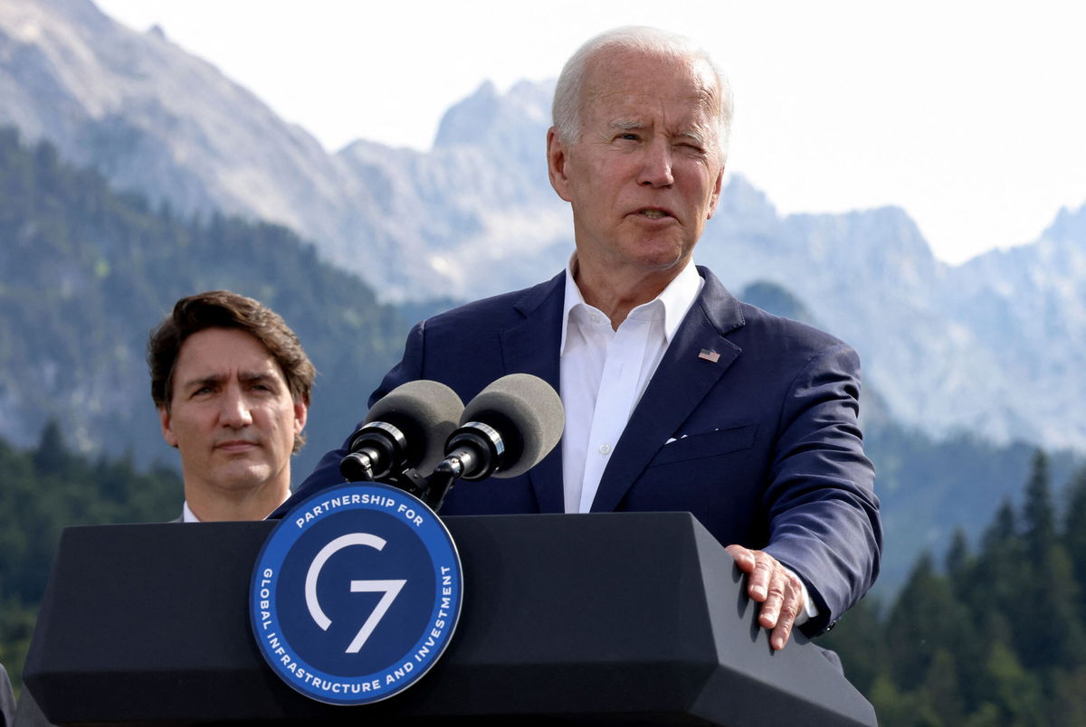 <i>Lukas Barth/Pool/AFP/Getty Images</i><br/>President Joe Biden's