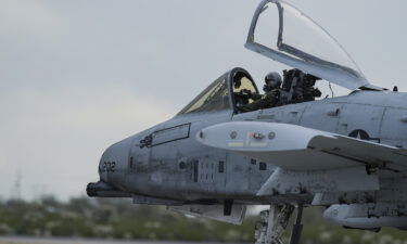 A U.S. Air Force A-10C Thunderbolt II taxies down at Davis-Monthan Air Force Base