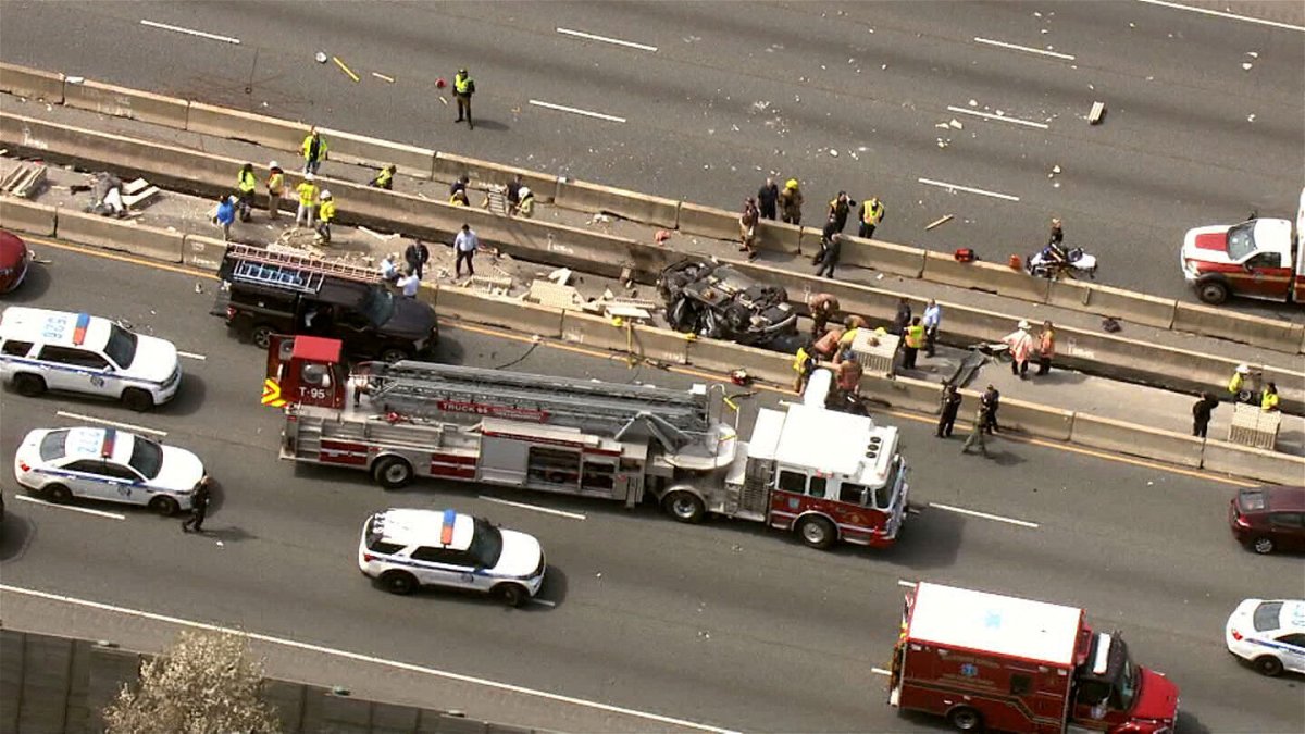 <i>WBAL</i><br/>Six people were killed Wednesday after a driver crashed a vehicle into a construction zone near Baltimore