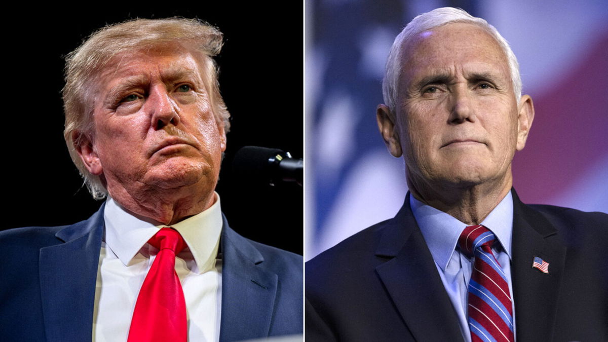 <i>Getty Images</i><br/>Former President Donald Trump has asked a federal court to block former Vice President Mike Pence from speaking to a grand jury.