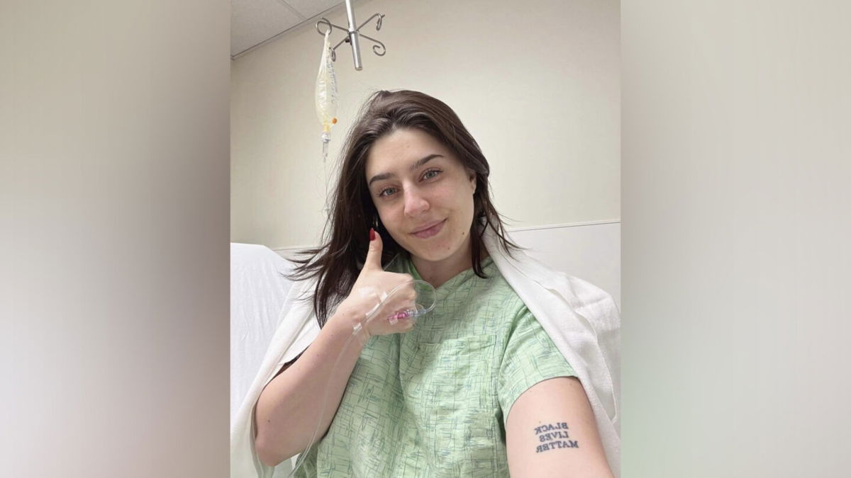 <i>Courtesy Samantha Carlucci</i><br/>Samantha Carlucci recently had a hysterectomy that included the removal of her fallopian tubes.