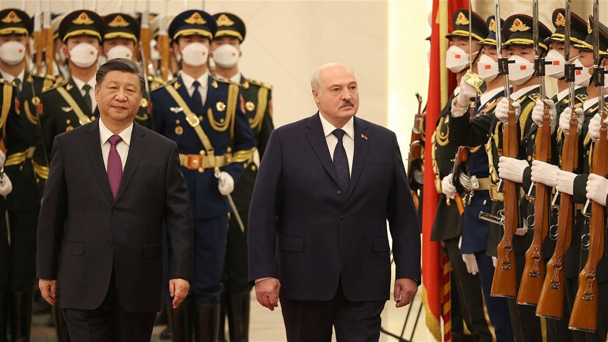 <i>Belarusian Presidency</i><br/>Lukashenko said he fully supports Beijing's 