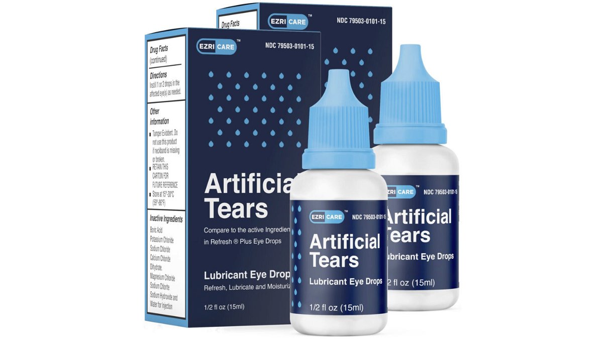 <i>From Ezicare</i><br/>Global Pharma Healthcare recalled Artificial Tears Lubricant Eye Drops