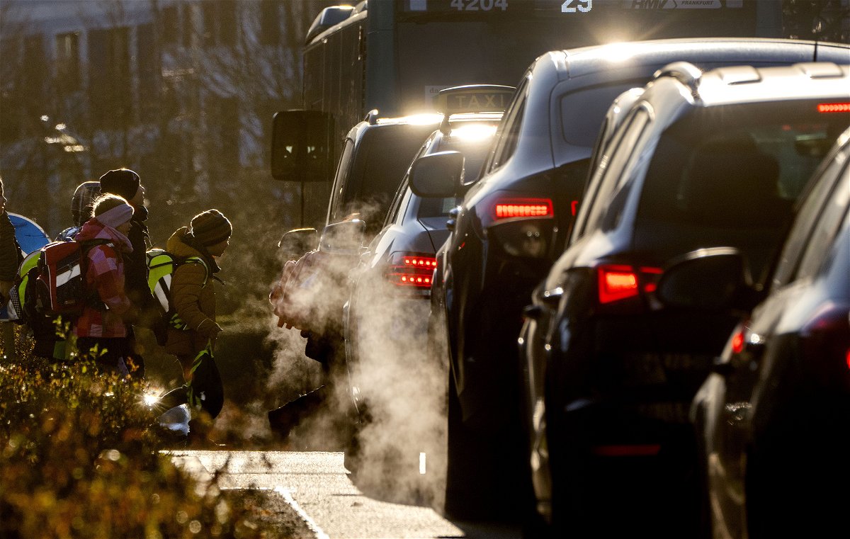 <i>Michael Probst/AP</i><br/>Ever bigger cars pose a growing problem for the environment because they produce more planet-heating pollution and need larger batteries