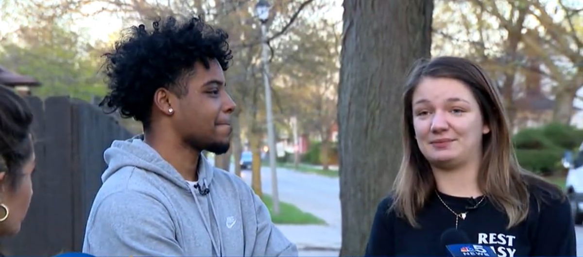 <i></i><br/>Ashley Knutson and Devonte Johnson were visiting from out of town when they were beaten during Loop chaos.
