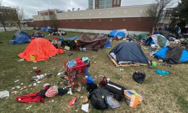 The city of Portland plans to start removing a homeless encampment along Marginal Way as soon as late Thursday morning.