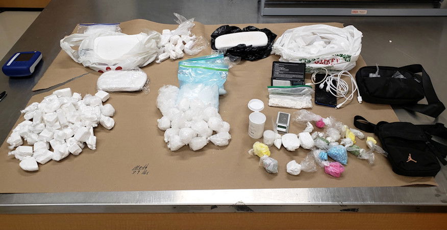 Drugs seized in I-5 traffic stop Thursday that led to arrest of driver, passenger