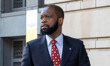 Pras Michel arrives at US District Court on April 3 in Washington