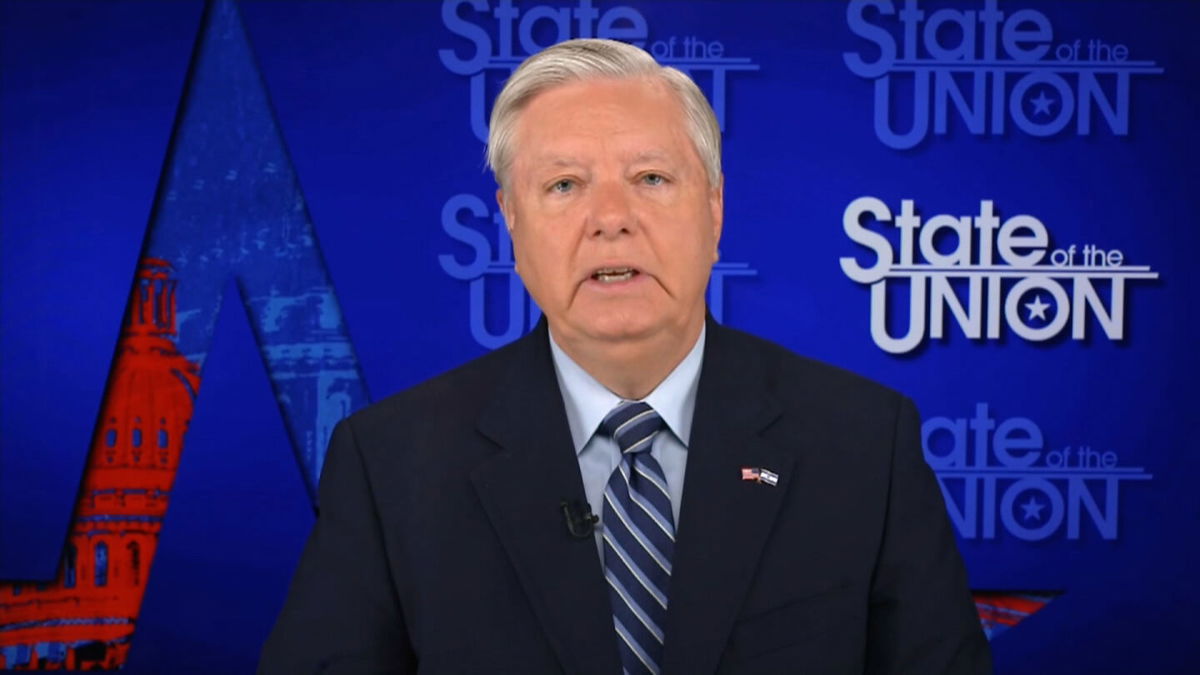 <i>CNN</i><br/>Sen. Lindsey Graham speaks on CNN's State of the Union on Sunday