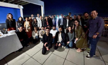 White House staff attend an iftar hosted at the home of assistant press secretary Abdullah Hasan.