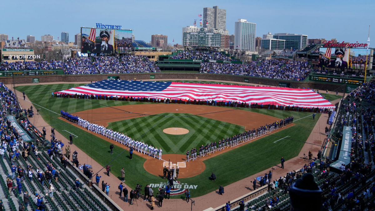<i>Erin Hooley/AP</i><br/>Researchers suggest Wrigley Field will see the largest increase in home runs in the coming decades as temperatures warm.
