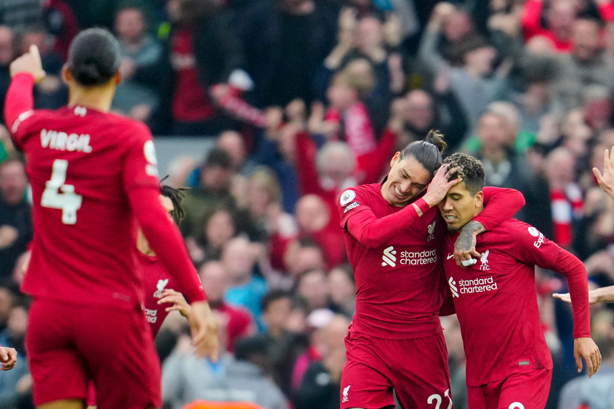 <i>Jon Super/AP</i><br/>Liverpool's Roberto Firmino