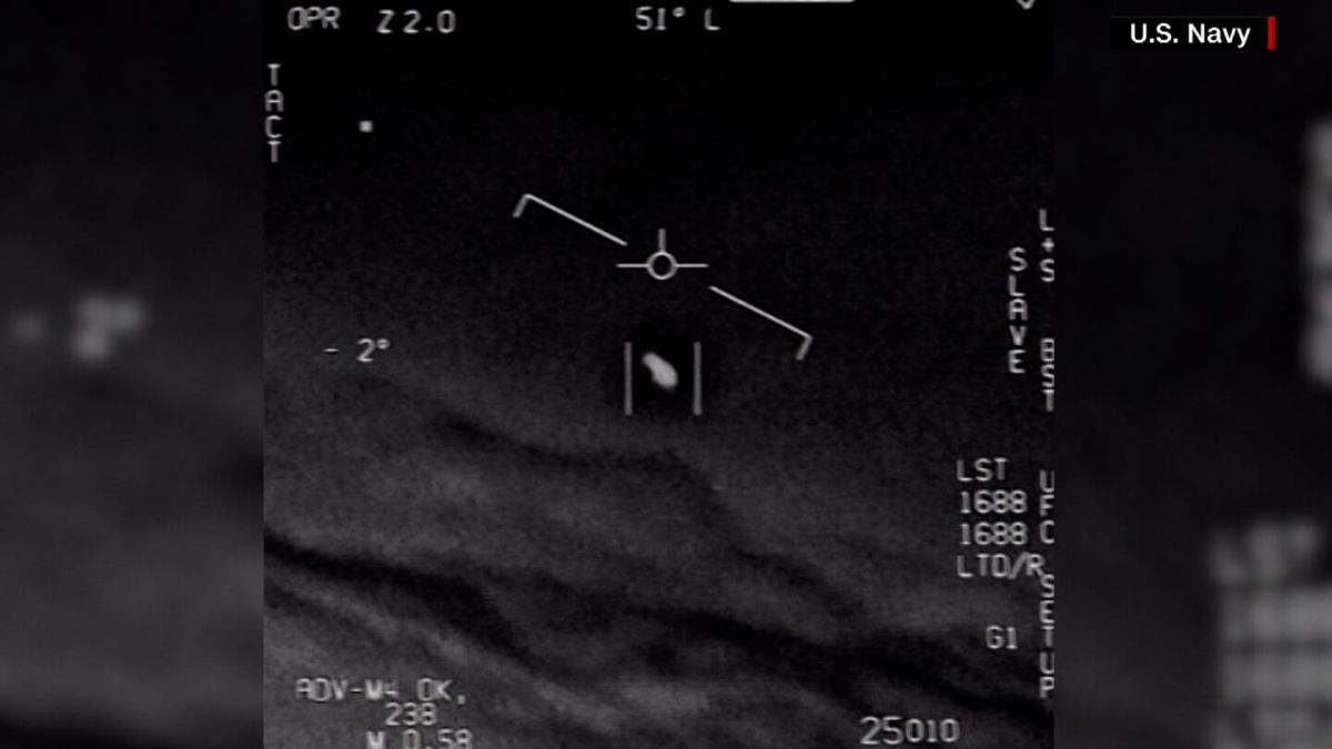 <i>US Navy</i><br/>The US government is tracking more than 650 cases of potential UFO cases.