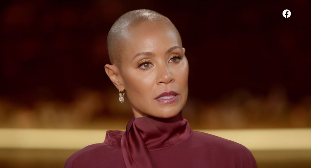 <i>Red Table Talk/Facebook Watch</i><br/>Jada Pinkett Smith is seen here on 'Red Table Talk.'